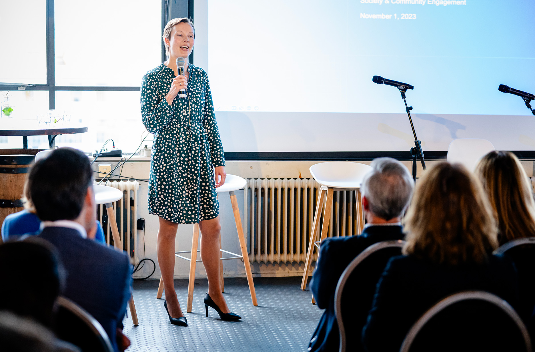 Frieda Rikkers, programmamanager van ASML over o.a. het nog op te zetten woonfonds voor de regio 