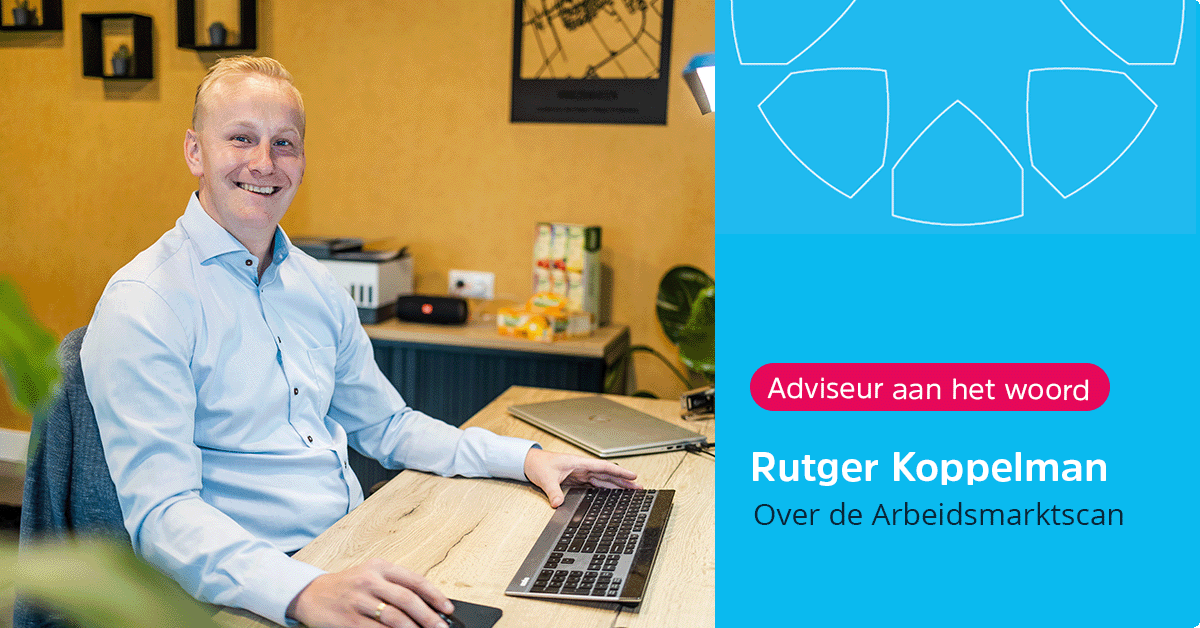 Een interview met adviseur Rutger Koppelman over het gebruik van de Arbeidsmarktscan.