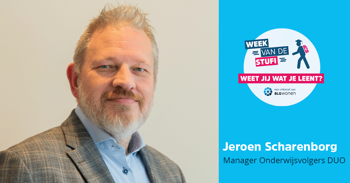 Week van de Stufi: interview met Jeroen Scharenborg (DUO) over studieschuld en een hypotheek