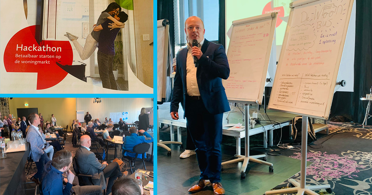 BLG Wonen neemt deel aan hackaton 'Betaalbaar starten op de woningmarkt'